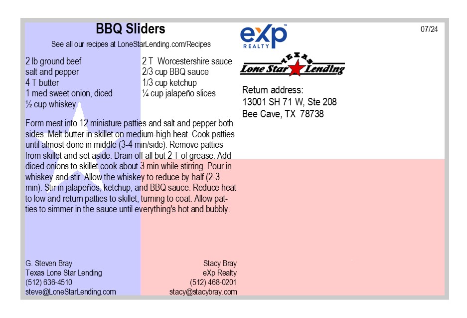BBQ Sliders recipe