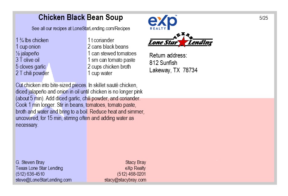 Chicken Black Bean Soup recipe